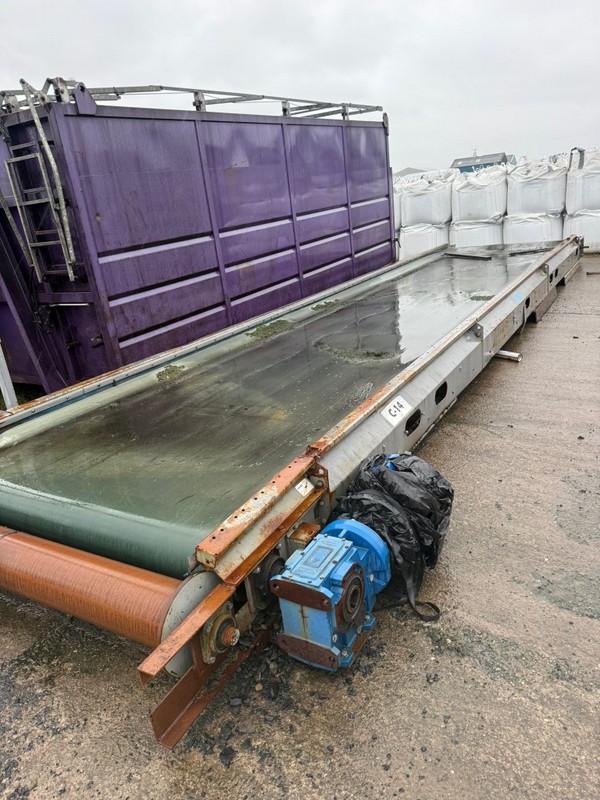 NIHOT HEAVY DUTY FLAT BELT CONVEYOR 10M X 2M